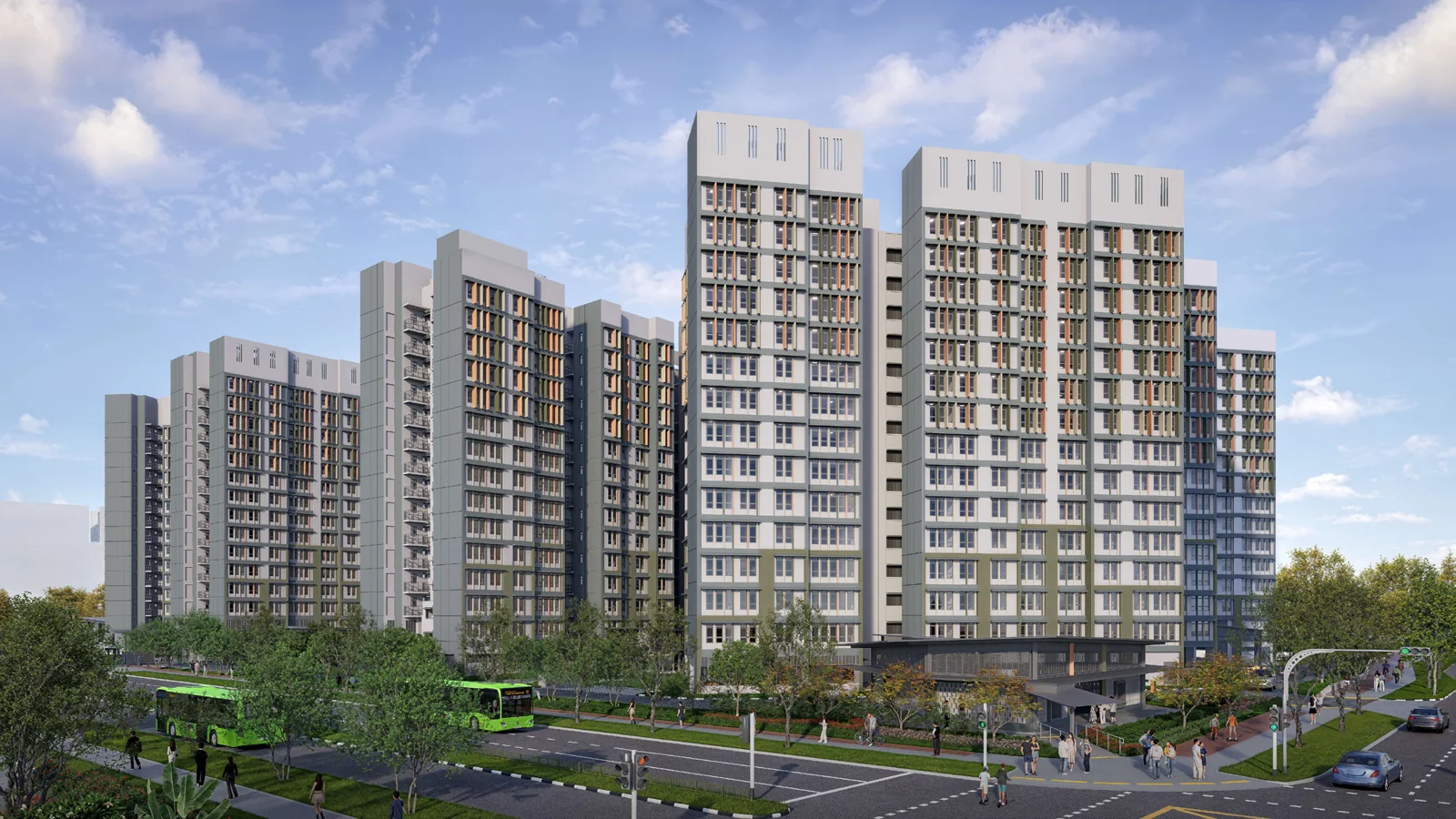 Chencharu Green, HDB artist’s impression