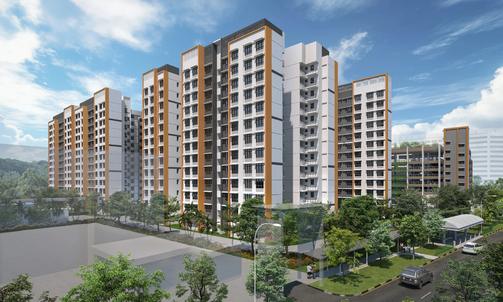 Bangkit Breeze, HDB artist’s impression