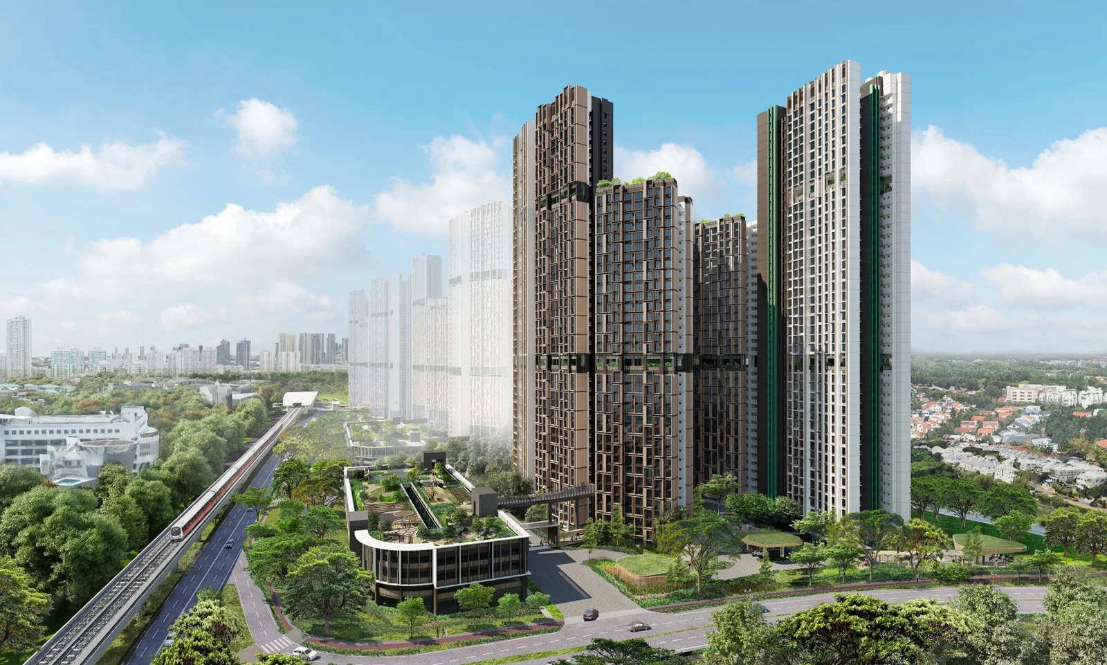 Ulu Pandan Glades, HDB artist’s impression