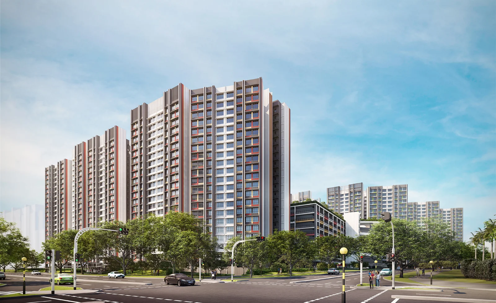 Bedok South Blossoms, HDB artist’s impression