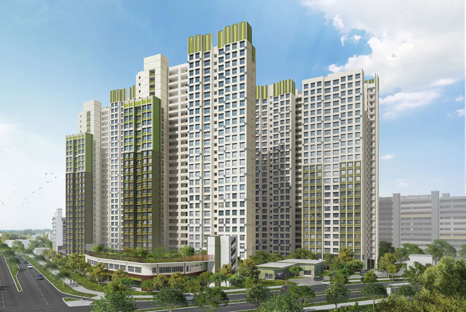 Sin Ming Residences, HDB artist’s impression