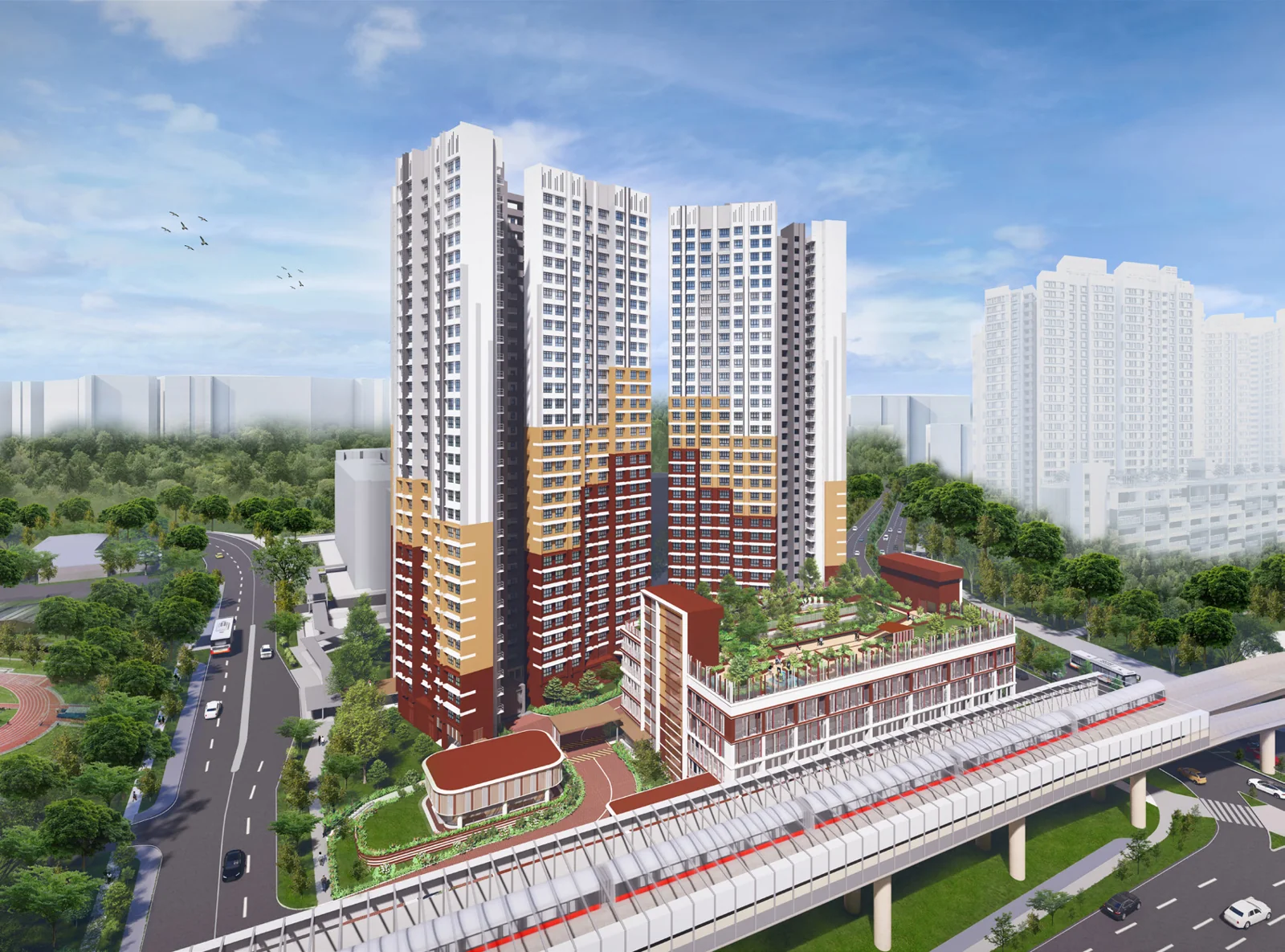 Woodlands Beacon, HDB artist’s impression