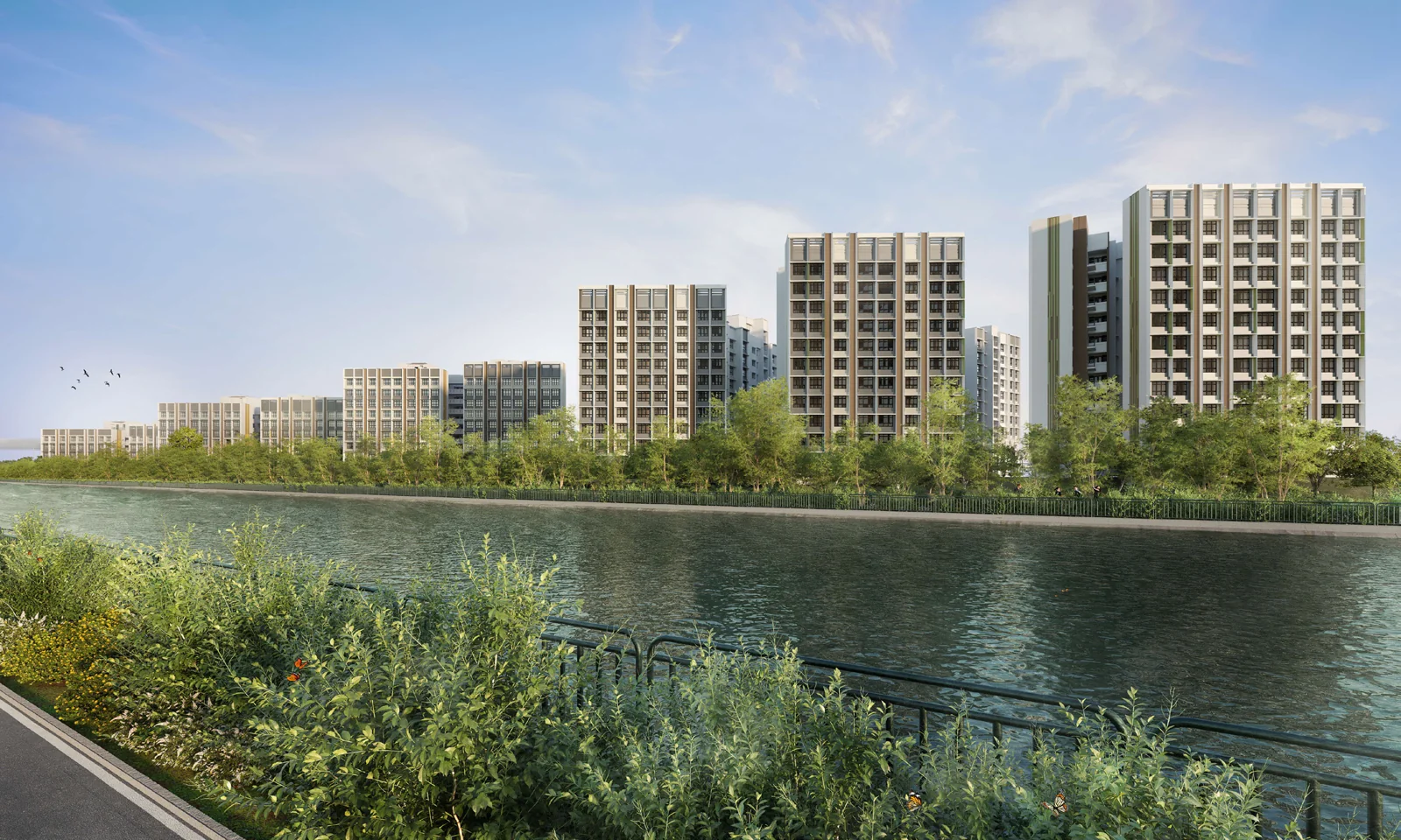 Rail Garden @ CCK, HDB artist’s impression