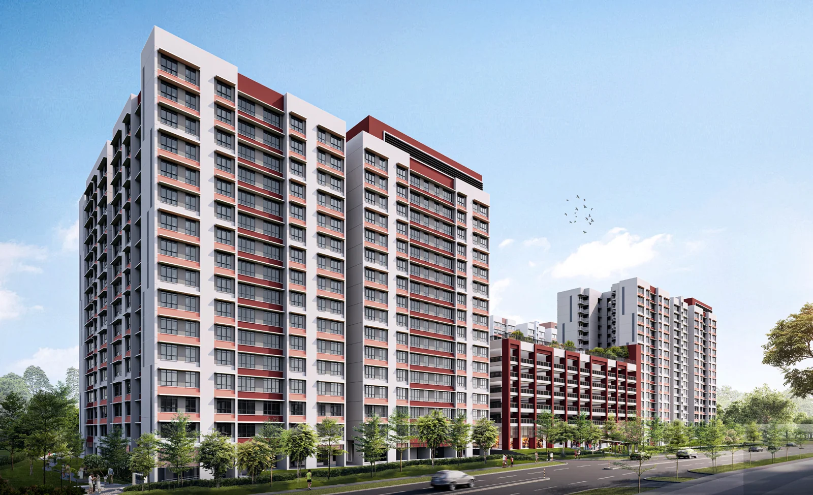Woodgrove Edge, HDB artist’s impression