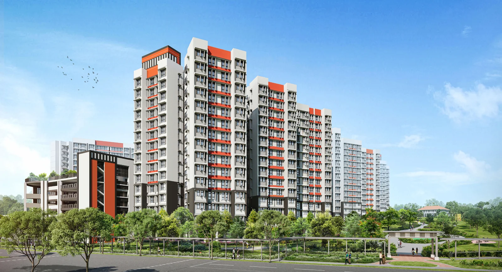Chencharu Hills, HDB artist’s impression