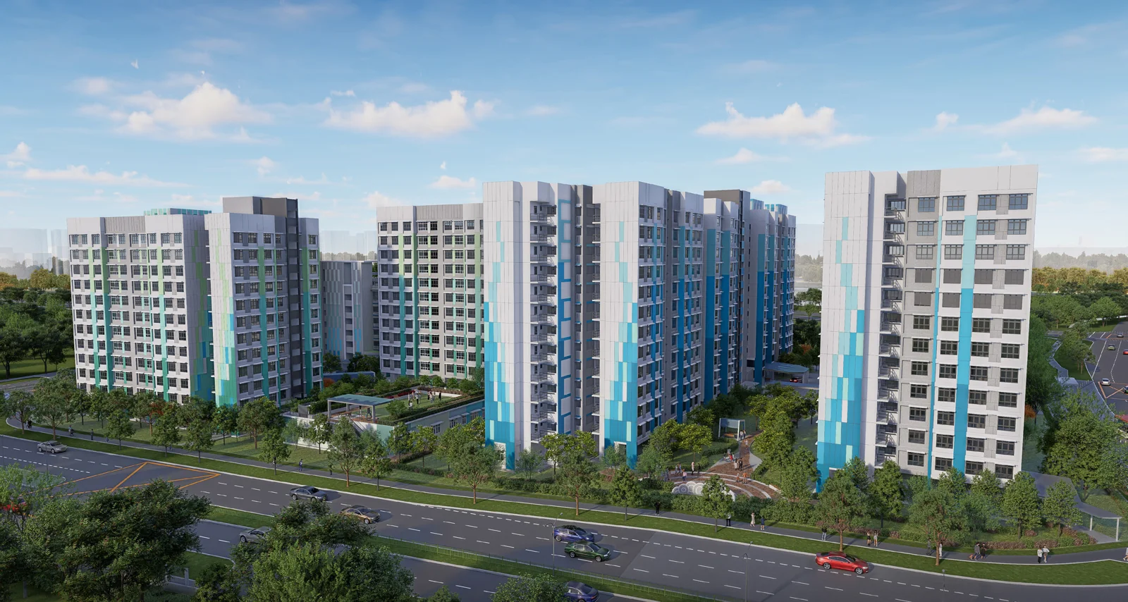 Tampines GreenTopaz, HDB artist’s impression