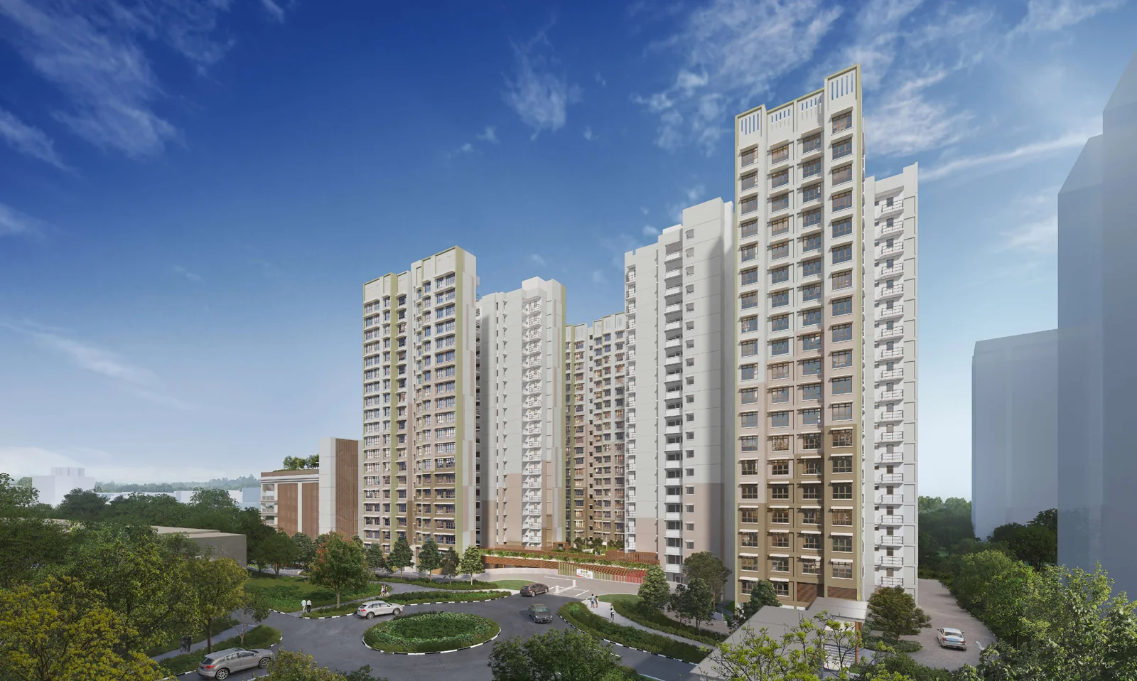 Central Trio @ AMK, HDB artist’s impression
