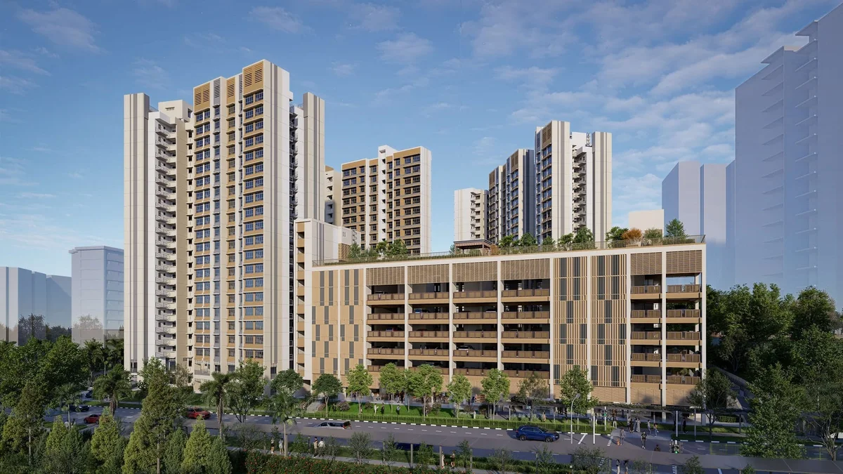Kebun Baru Ridge, HDB artist’s impression
